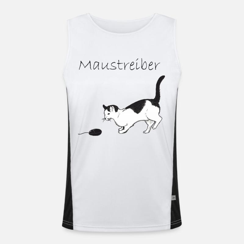 Maustreiber Funktionelles Kontrast-Tank Top für Männer 