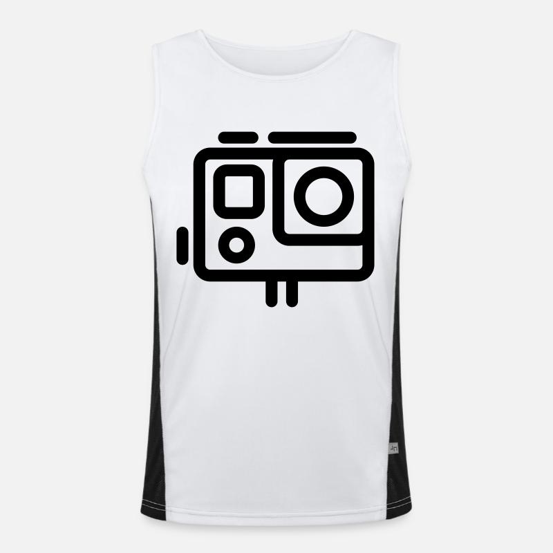 Action camera Débardeur respirant contrasté Homme 
