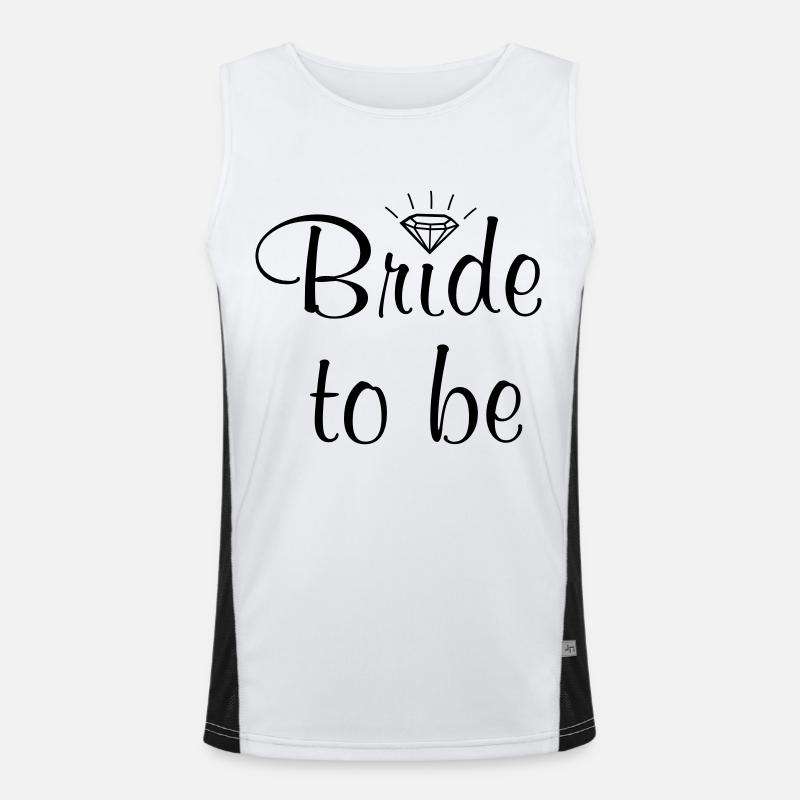 Bride to be Funktionelles Kontrast-Tank Top für Männer 