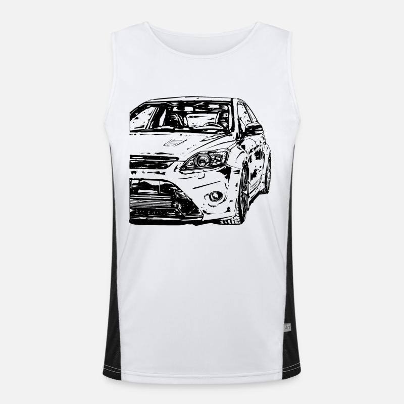 schnelles auto Funktionelles Kontrast-Tank Top für Männer 