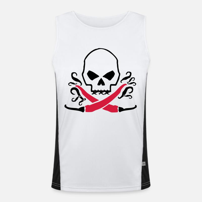 chilli_04_2clr Débardeur respirant contrasté Homme 