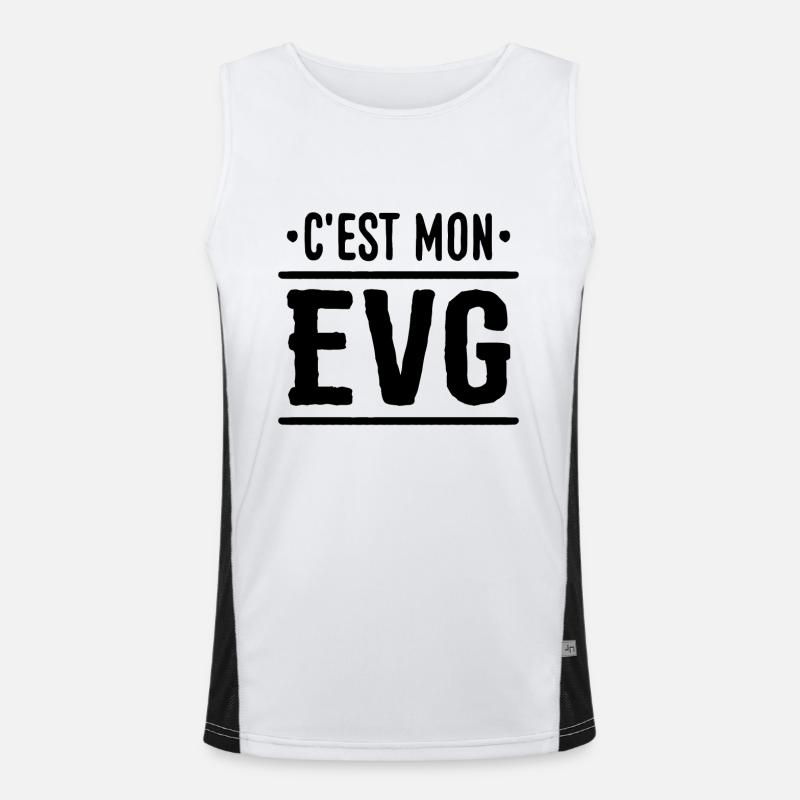 C'est mon evg mariage Débardeur respirant contrasté Homme 