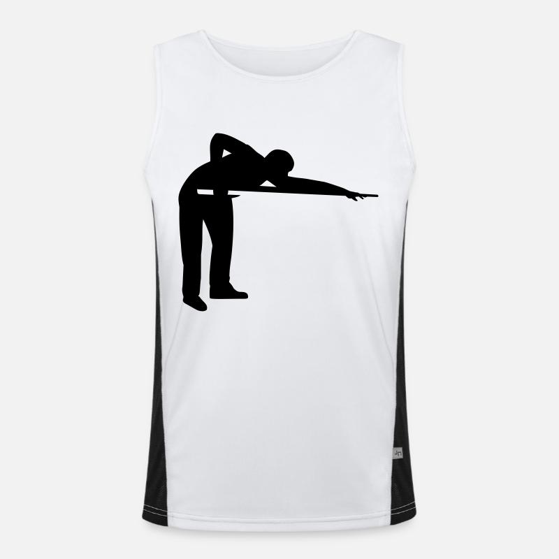 Pool billards Men's Functional Contrast Tank Top 