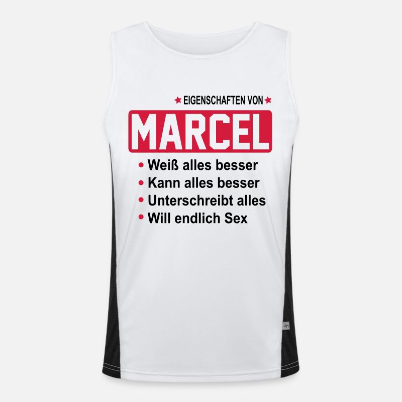 marcel Funktionelles Kontrast-Tank Top für Männer 