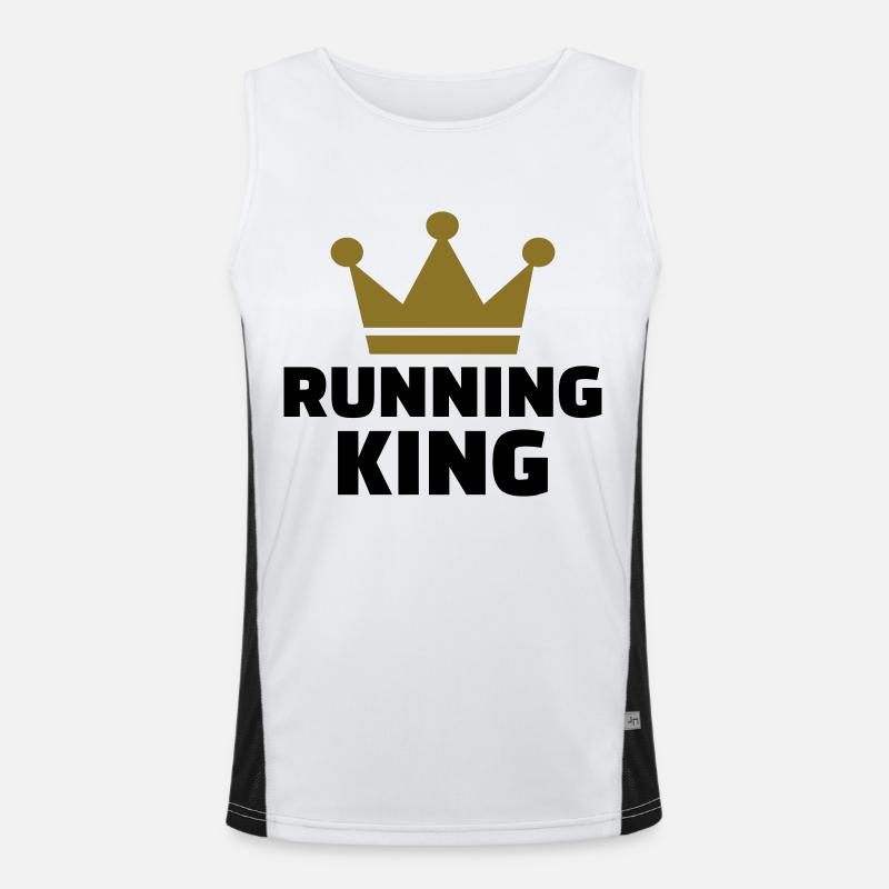 Laufen Funktionelles Kontrast-Tank Top für Männer 