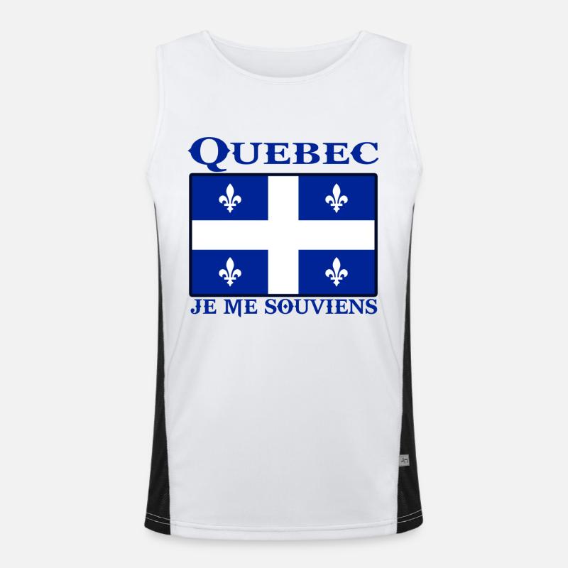quebec Men's Functional Contrast Tank Top 