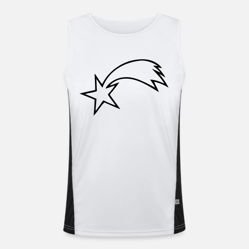 Sternschnuppe Funktionelles Kontrast-Tank Top für Männer 