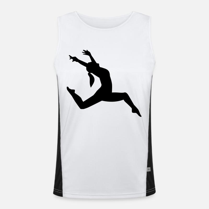 Jazz Functionele contrasterende tanktop voor mannen 