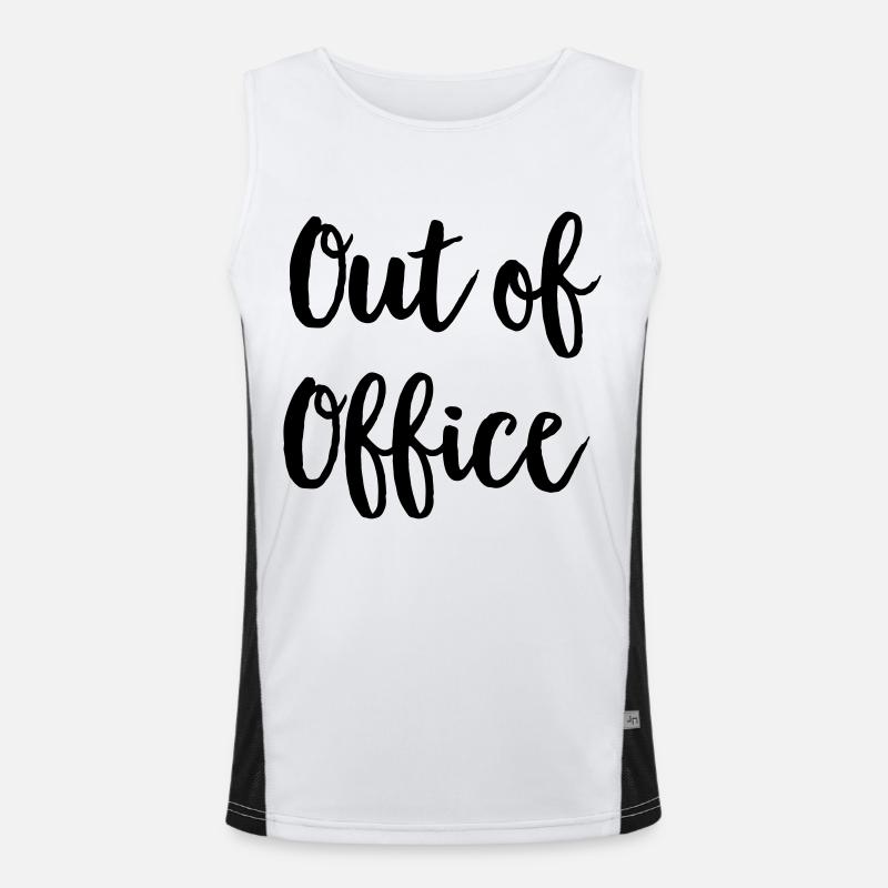 Büro Funktionelles Kontrast-Tank Top für Männer 