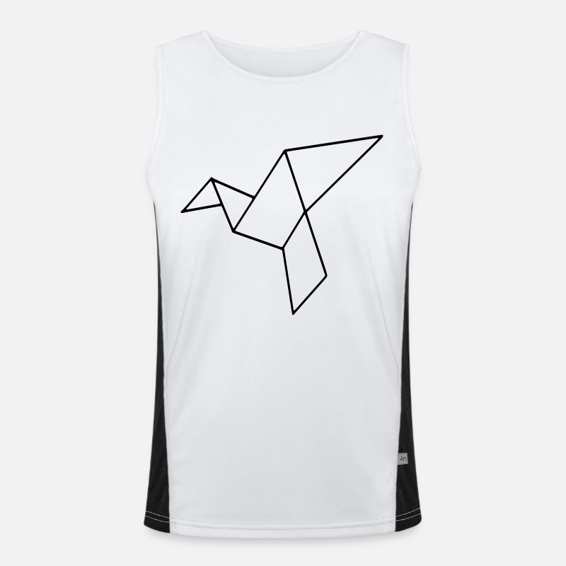 vogel Funktionelles Kontrast-Tank Top für Männer 