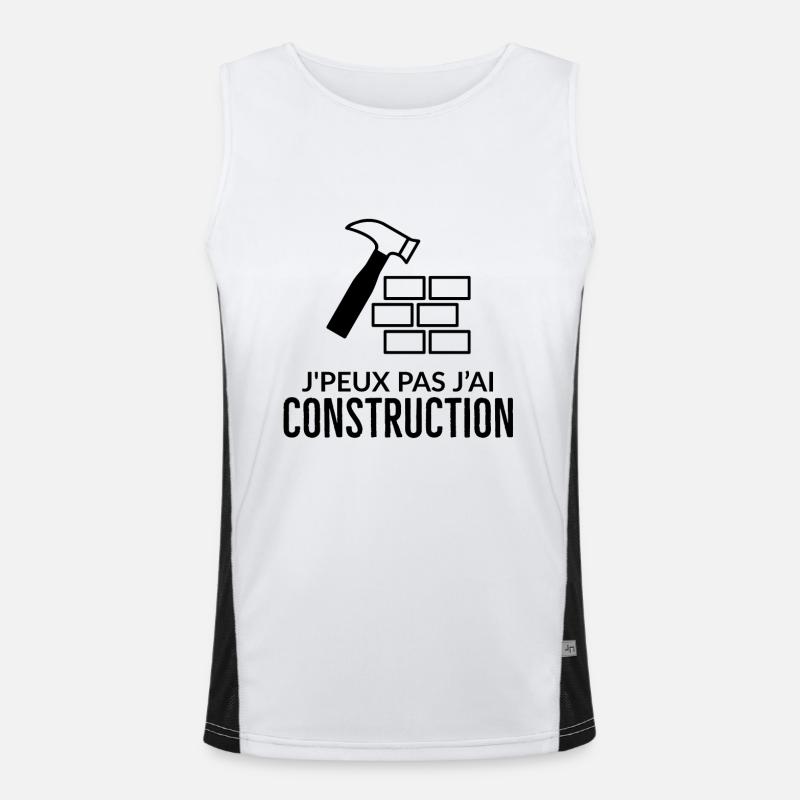 Construction Débardeur respirant contrasté Homme 