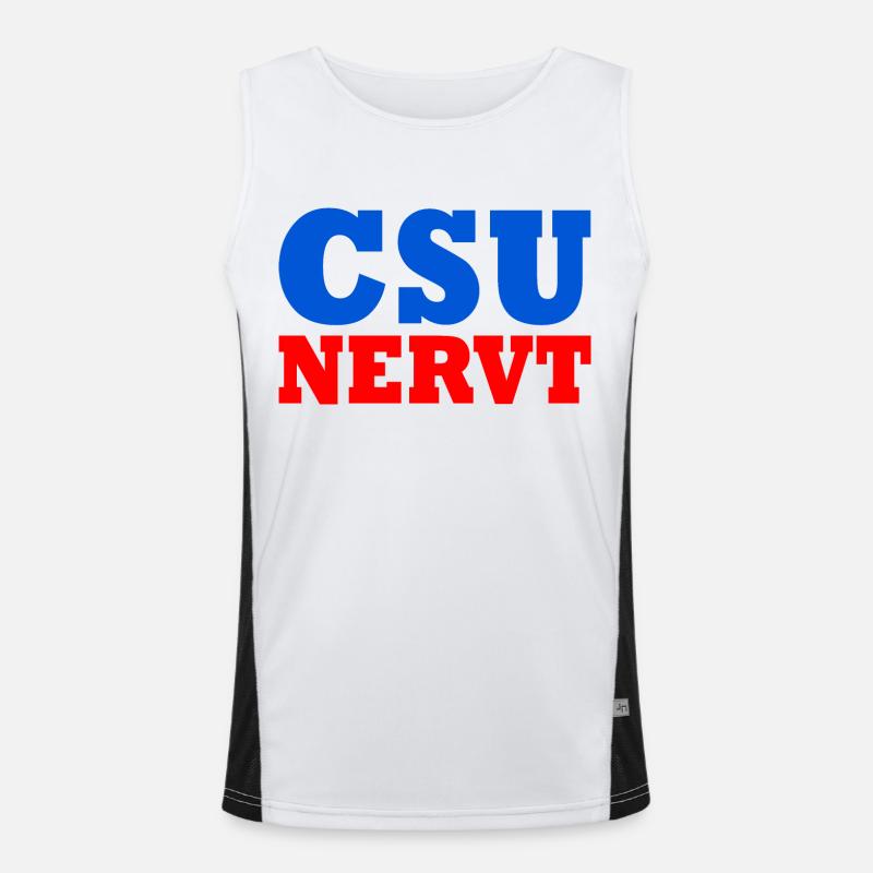 Csu Funktionelles Kontrast-Tank Top für Männer 