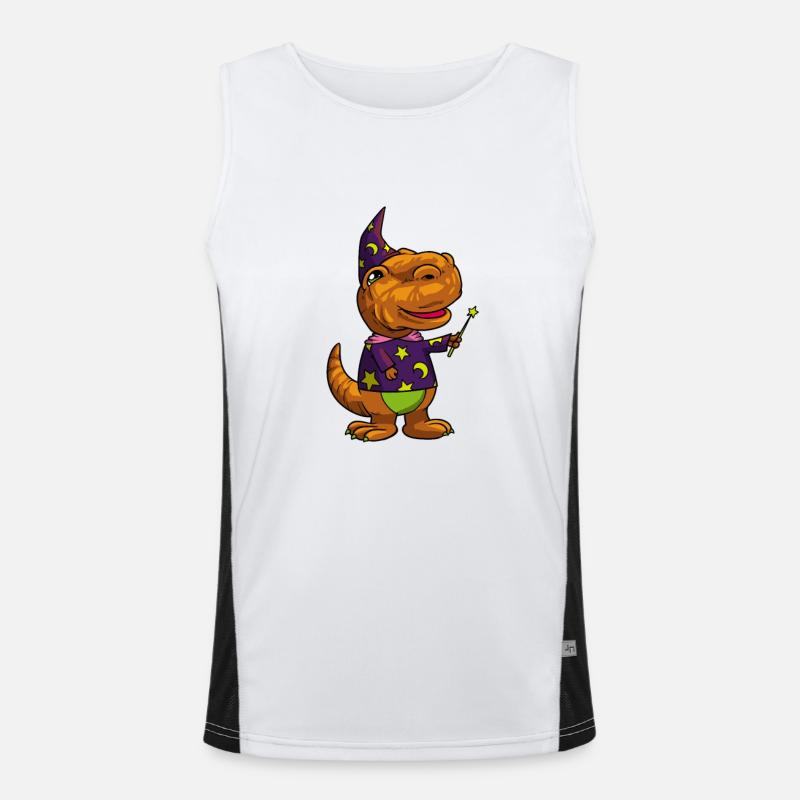 Wizards and magicians - magical TREX Men's Functional Contrast Tank Top 