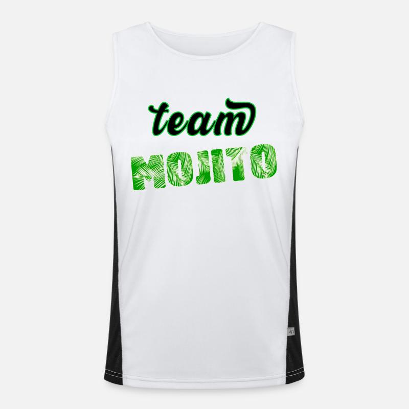 Team MOJITO Débardeur respirant contrasté Homme 