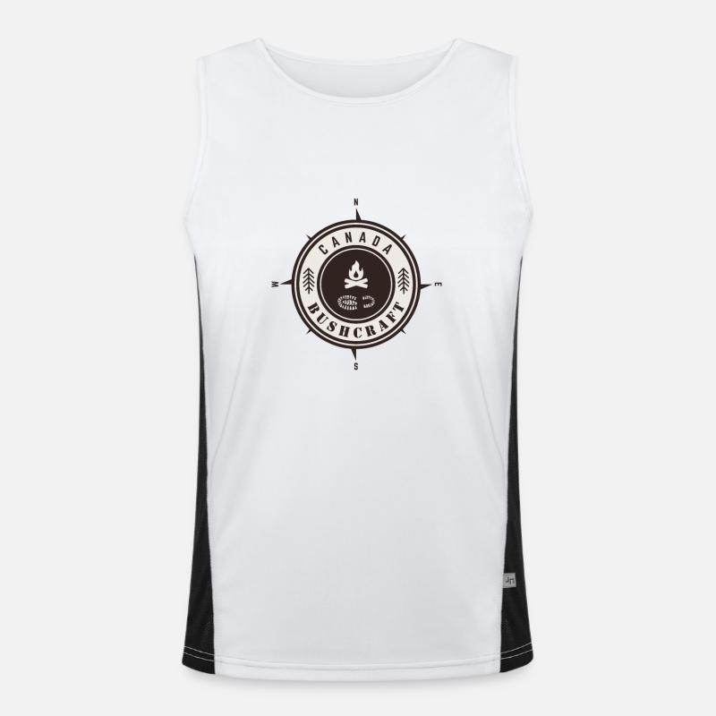 Bushcraft Canada Funktionelles Kontrast-Tank Top für Männer 