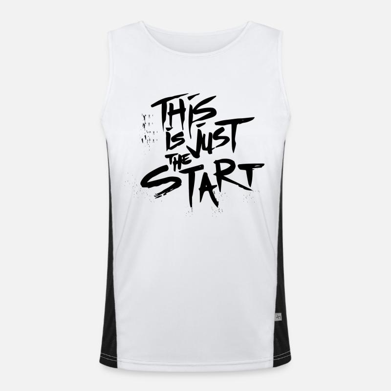 This is just the Start Men's Functional Contrast Tank Top 