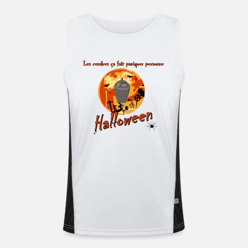 Halloween Cendre Urne Débardeur respirant contrasté Homme 