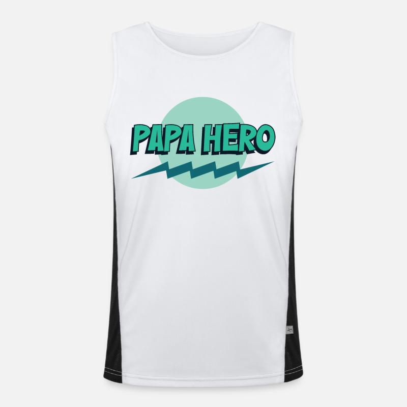 Papa Hero Débardeur respirant contrasté Homme 