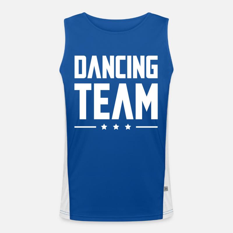 Dancing Team Men's Functional Contrast Tank Top 