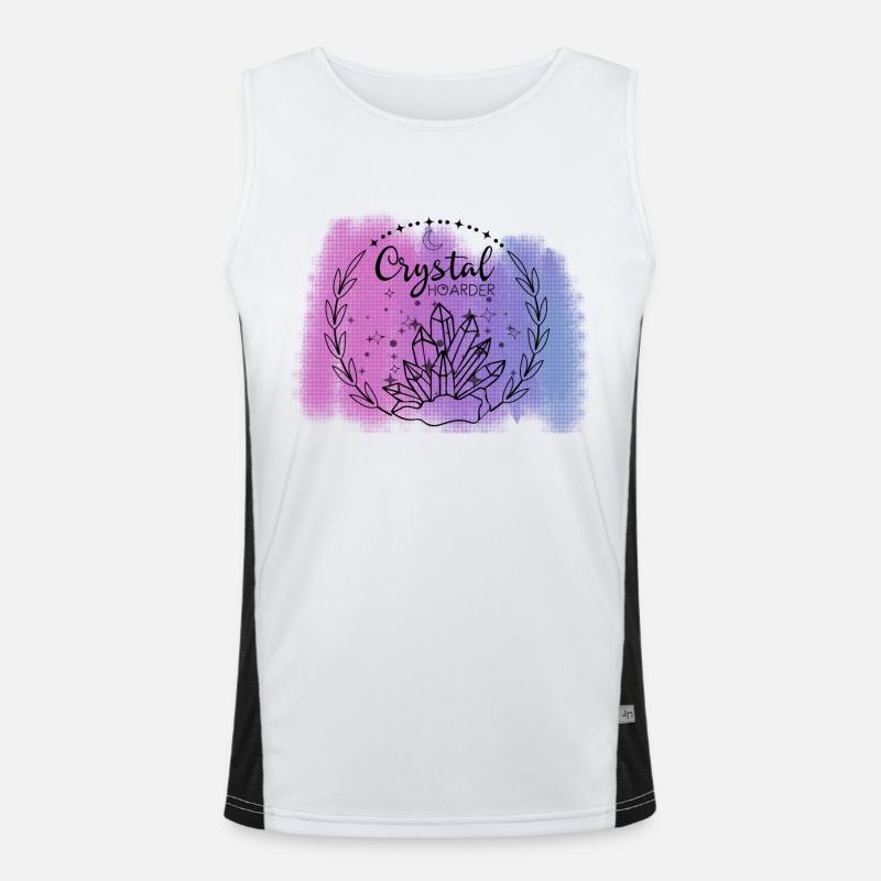 CrystalHoarder Men's Functional Contrast Tank Top 