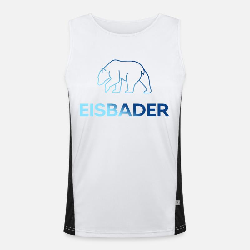 Eisbader Winterschwimmen arctic Eisschwimmer Funktionelles Kontrast-Tank Top für Männer 