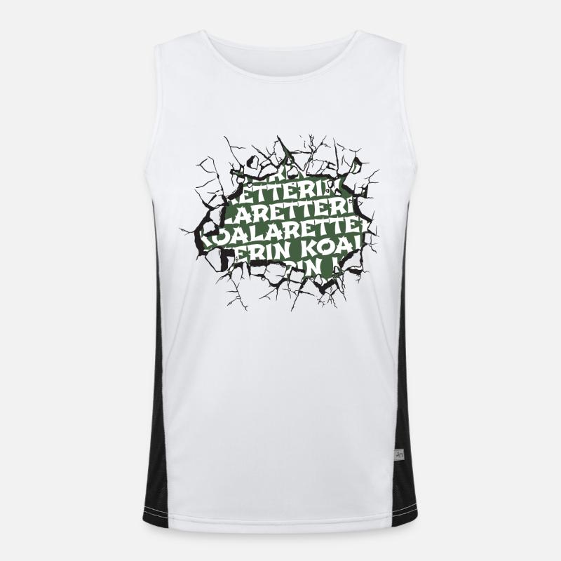 down under die besten australier grausamkeit Funktionelles Kontrast-Tank Top für Männer 