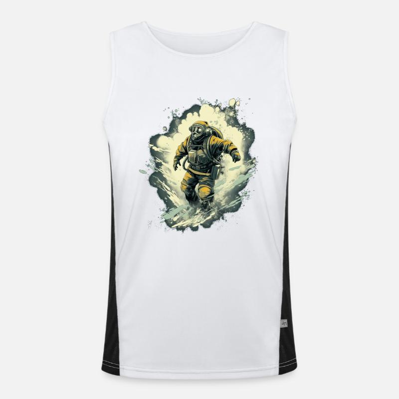 Plongeur Débardeur respirant contrasté Homme 