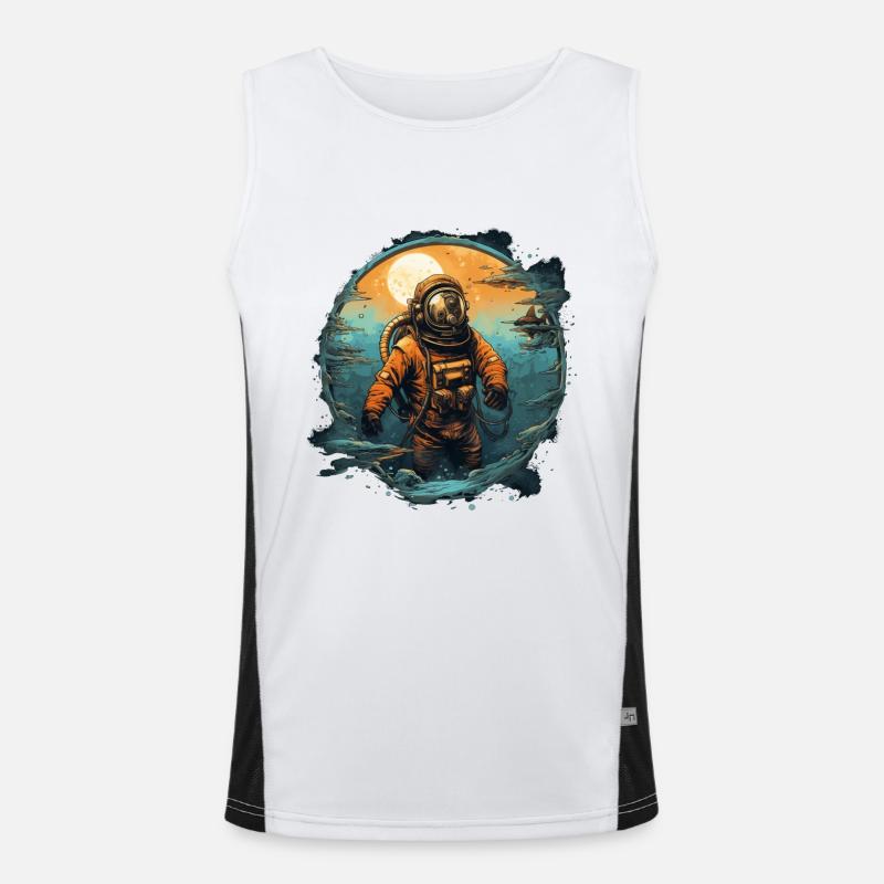 Diver Men's Functional Contrast Tank Top 