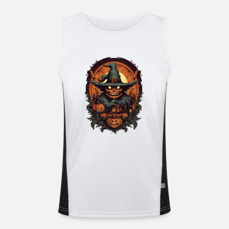 Halloween Funktionelles Kontrast-Tank Top für Männer 