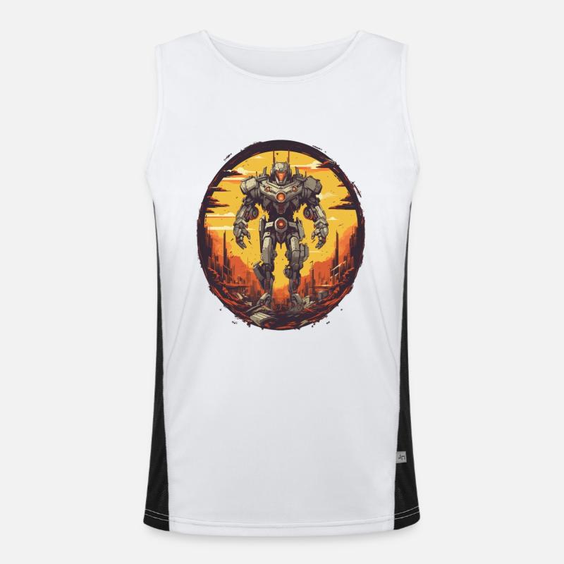 Méca Débardeur respirant contrasté Homme 