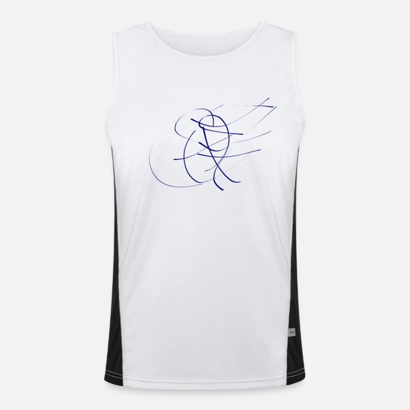 More than is Men's Functional Contrast Tank Top 