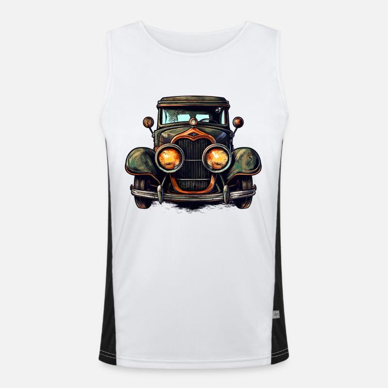 Oldtimer sind eine Augenweide Funktionelles Kontrast-Tank Top für Männer 