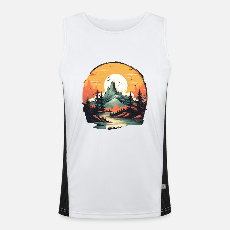 Landscape Men's Functional Contrast Tank Top 