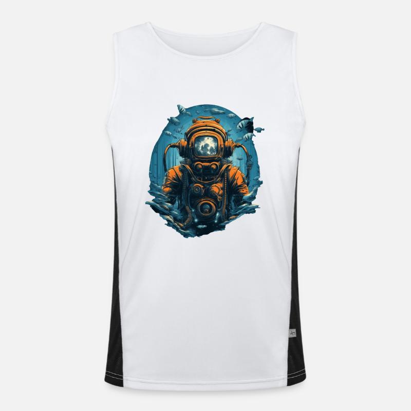 Diver Men's Functional Contrast Tank Top 