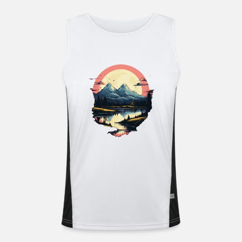 Landscape Men's Functional Contrast Tank Top 