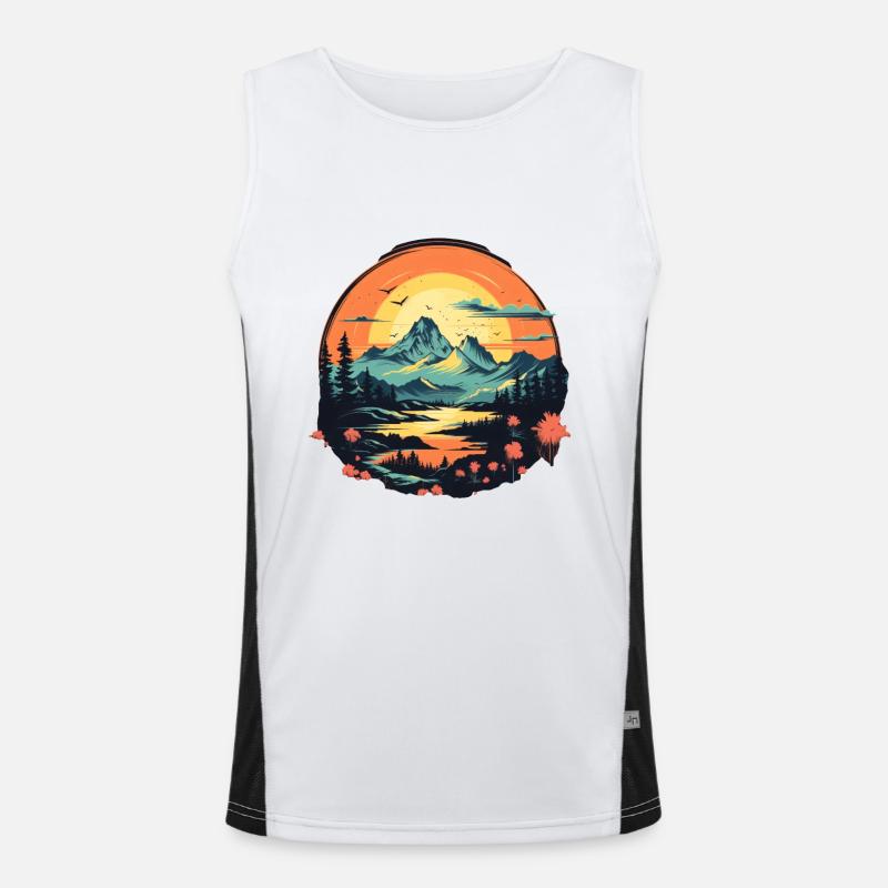 Landscape Men's Functional Contrast Tank Top 