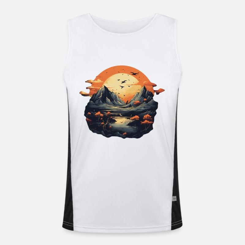 Landscape Men's Functional Contrast Tank Top 