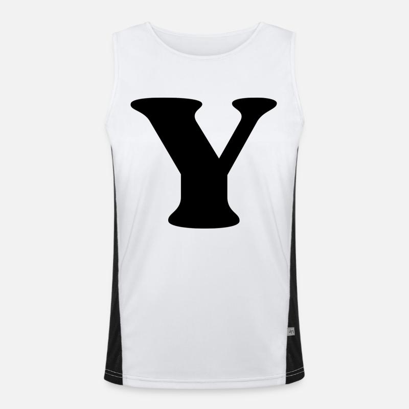 Letter y Men's Functional Contrast Tank Top 