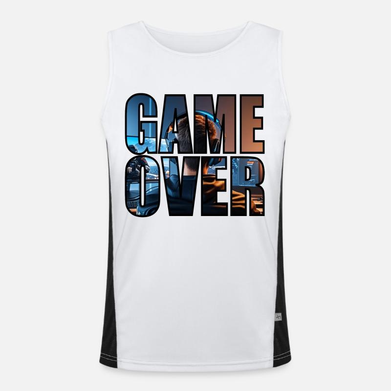 GAMEOVER Men's Functional Contrast Tank Top 