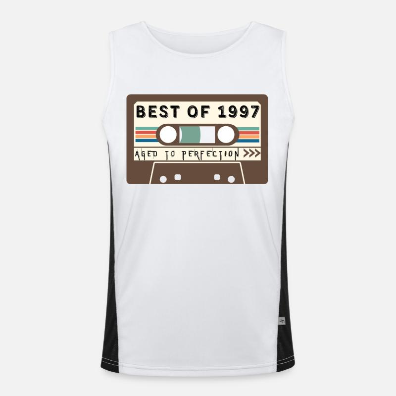 Das Beste von 1997 Funktionelles Kontrast-Tank Top für Männer 