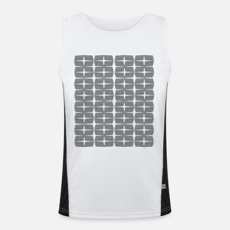 UNI Funktionelles Kontrast-Tank Top für Männer 