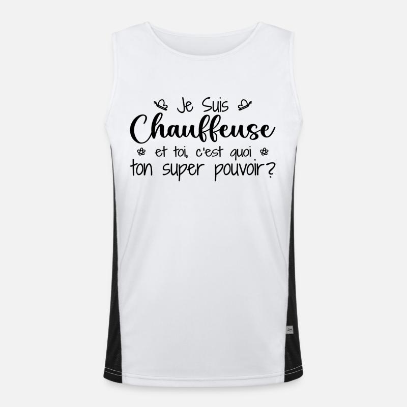 I'm a Driver. What's your superpower? Men's Functional Contrast Tank Top 