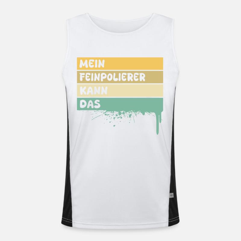 Cadeau pour polisseuse fine Débardeur respirant contrasté Homme 