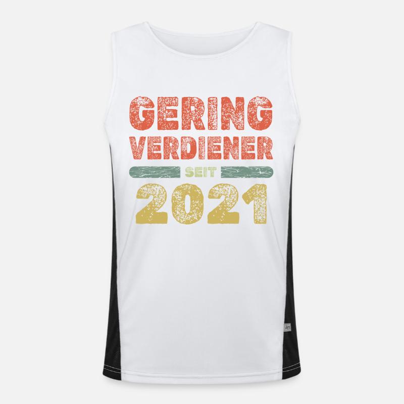 2021 Débardeur respirant contrasté Homme 