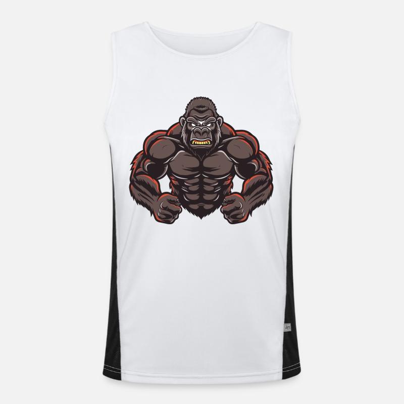 Gorilla Stark Comic Men's Functional Contrast Tank Top 