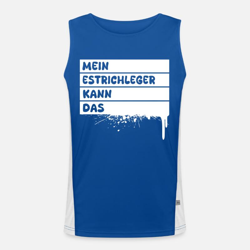 Gift for screed layers Men's Functional Contrast Tank Top 