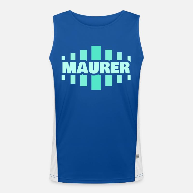 Occupation: Bricklayer Men's Functional Contrast Tank Top 