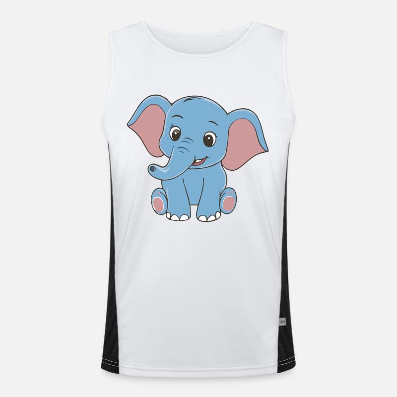 MIGNON BÉBÉ ÉLÉPHANT Débardeur respirant contrasté Homme 