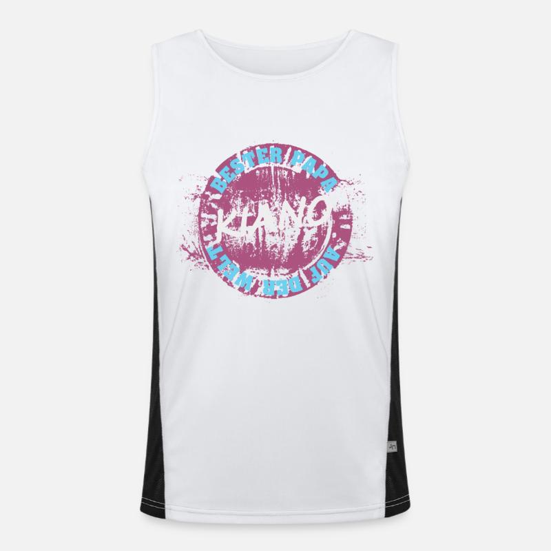 Gift for Kiano Men's Functional Contrast Tank Top 