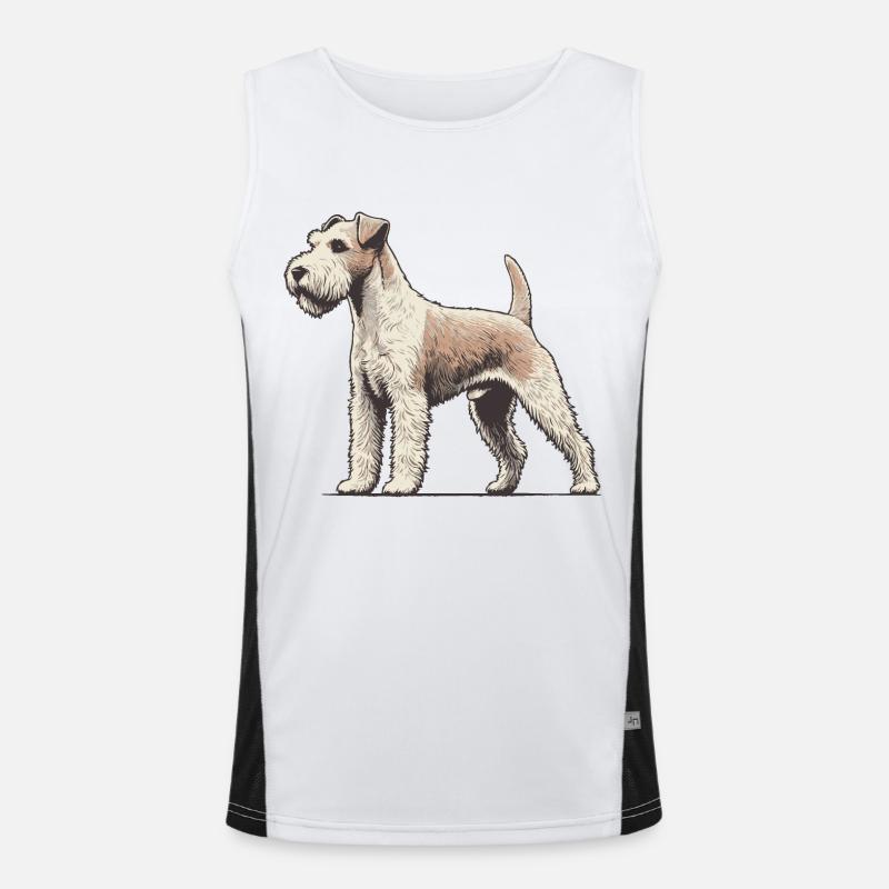 Terrier Débardeur respirant contrasté Homme 